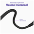 Buddi Flex 3.5mm Jack Aux Audio Kabel 1 Meter Zwart afbeelding 3
