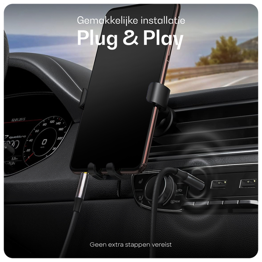Buddi Flex 3.5mm Jack Aux Audio Kabel 2 Meter Zwart afbeelding 5