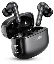 Buddi Pulse Draadloze Oordopjes Noise Cancelling Zwart afbeelding