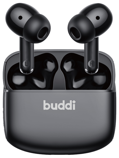 Buddi Pulse Draadloze Oordopjes Noise Cancelling ANC + ENC Zwart afbeelding 1