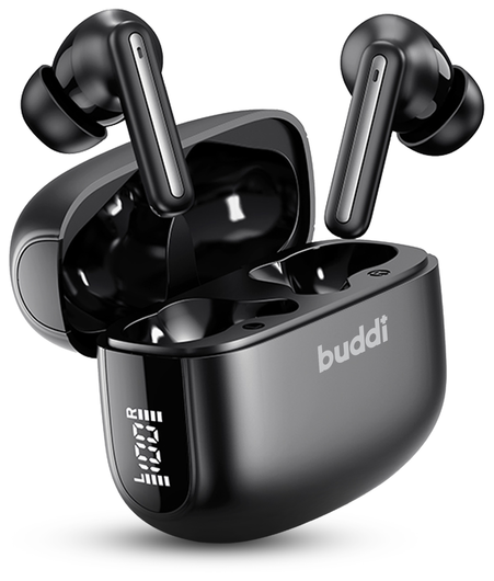 Buddi Pulse Draadloze Oordopjes Noise Cancelling ANC + ENC Zwart afbeelding 9