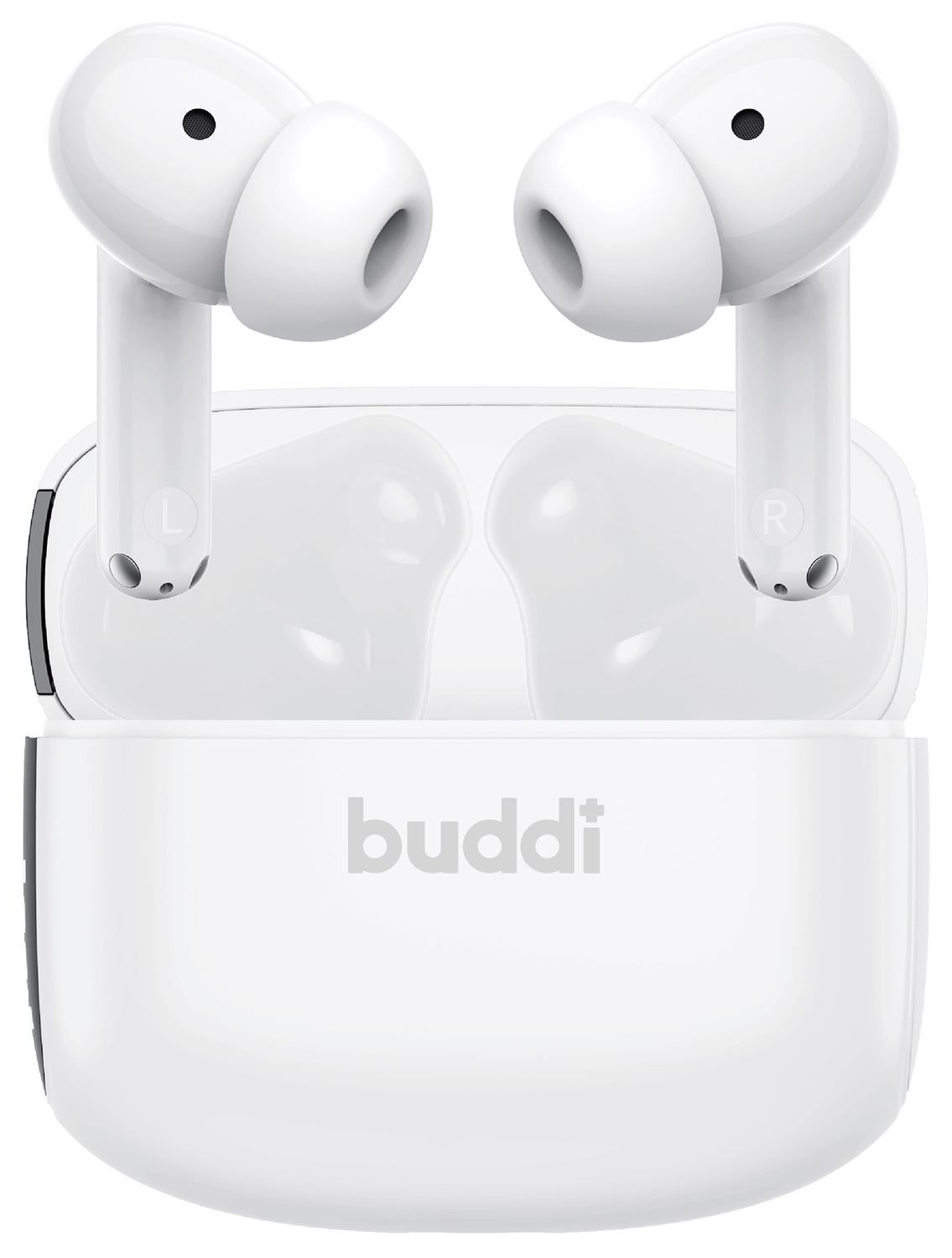 Buddi Pulse Draadloze Oordopjes Noise Cancelling ANC + ENC Wit afbeelding 1