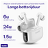 Buddi Pulse Draadloze Oordopjes Noise Cancelling Wit afbeelding 4