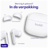 Buddi Pulse Draadloze Oordopjes Noise Cancelling Wit afbeelding 7