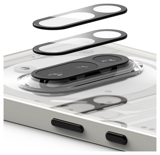 Ringke Full Cover Glass Nothing Phone (3a) Camera Protector Glas (2-Pack) afbeelding 1