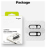Ringke Full Cover Glass Nothing Phone (3a) Camera Protector Glas (2-Pack) afbeelding 10