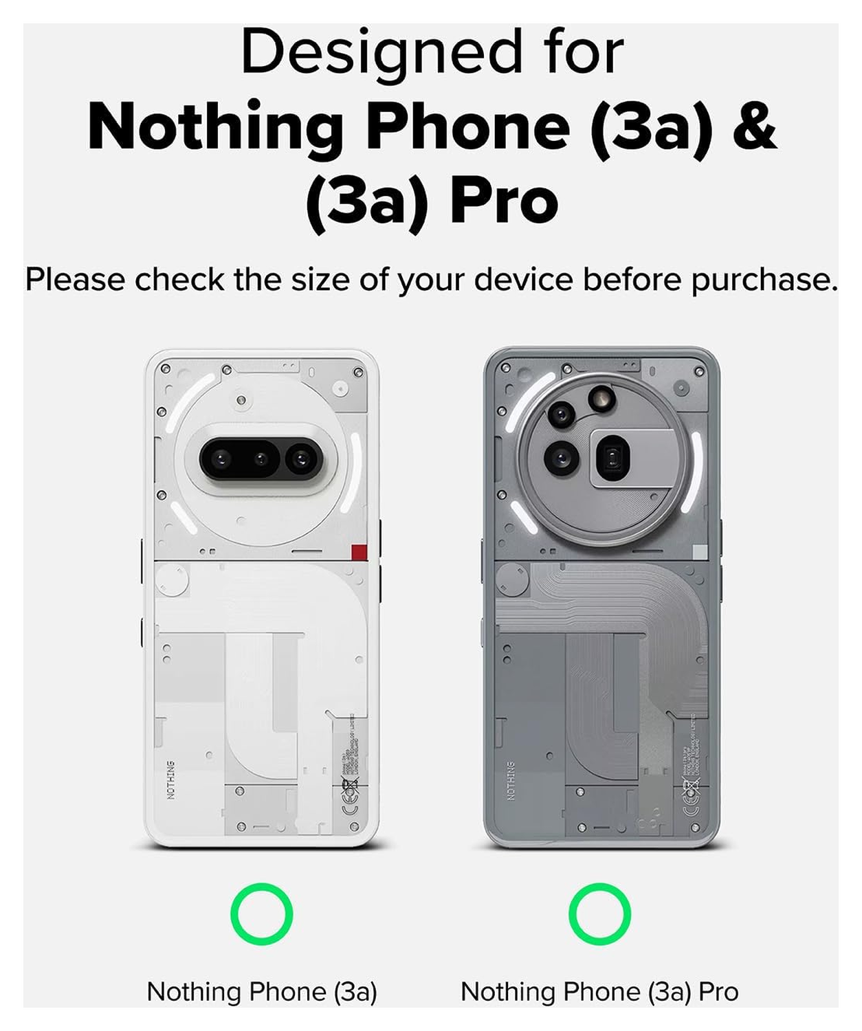 Ringke Easy Slide Nothing Phone (3a) / (3a) Pro Screen Protector met Jig 2-Pack afbeelding 2