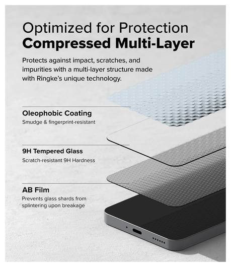 Ringke Easy Slide Nothing Phone (3a) / (3a) Pro Screen Protector met Jig 2-Pack afbeelding 7