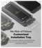 Ringke Easy Slide Nothing Phone (3a) / (3a) Pro Screen Protector met Jig 2-Pack afbeelding 3