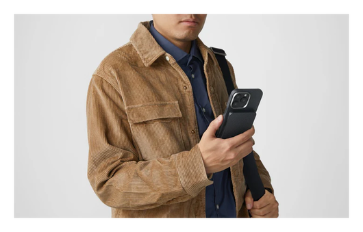 PITAKA Apple iPhone 16 Hoesje met 5.000mAh MagSafe Powerbank Zwart afbeelding 5