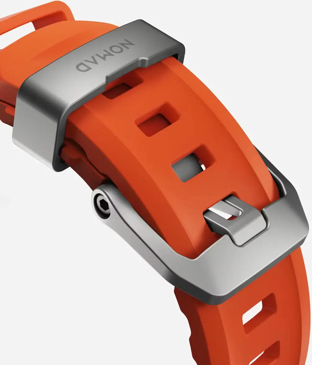 Nomad Rocky Point - Apple Watch Band - 1-10/SE/Ultra - 49/46/45/44/42MM- Oranje afbeelding 6