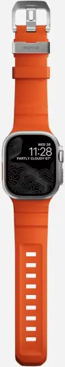 Nomad Rocky Point - Apple Watch Band - 1-10/SE/Ultra - 49/46/45/44/42MM- Oranje afbeelding 2