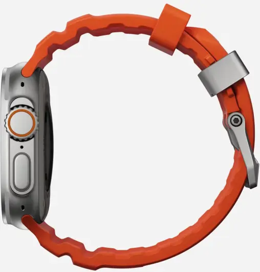 Nomad Rocky Point - Apple Watch Band - 1-10/SE/Ultra - 49/46/45/44/42MM- Oranje afbeelding 4