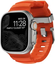 Nomad Rocky Point - Apple Watch Band - 1-10/SE/Ultra - 49/46/45/44/42MM- Oranje