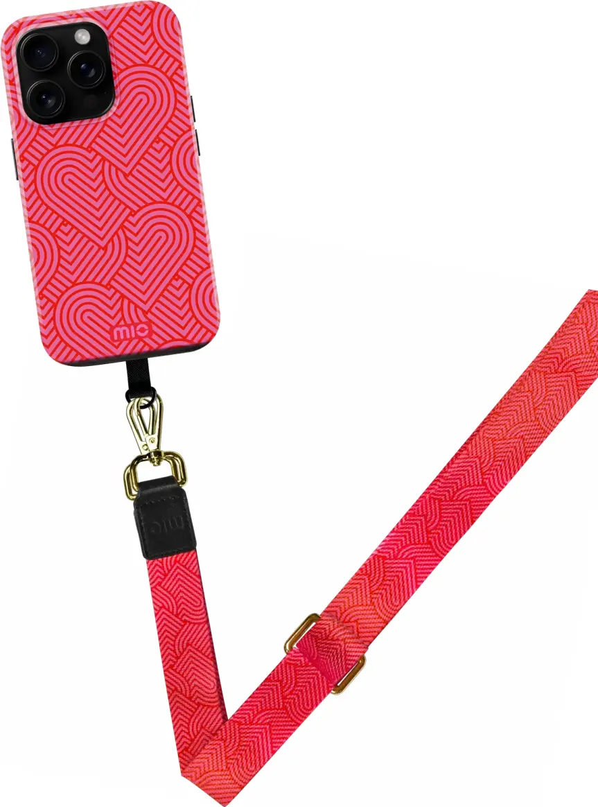 MIO MagSafe iPhone 16 Pro Max Hoesje met Telefoonkoord Wild Hearts afbeelding 1