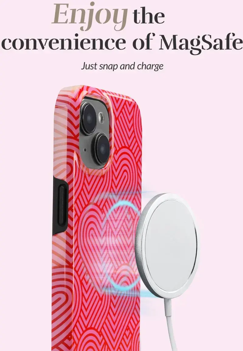 MIO MagSafe iPhone 16 Pro Max Hoesje met Telefoonkoord Wild Hearts afbeelding 7