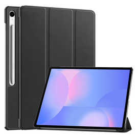 Samsung Galaxy Tab S10 FE Plus Hoes Tri-Fold Book Case met Standaard Zwart