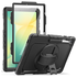 Samsung Galaxy Tab S10 FE Plus Hoes met Screen Protector en Handriem Zwart afbeelding 1