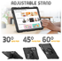 Samsung Galaxy Tab S10 FE Plus Hoes met Screen Protector en Handriem Zwart afbeelding 6