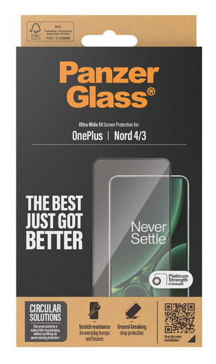 PanzerGlass Ultra-Wide OnePlus Nord 4 / 3 Screen Protector afbeelding 3