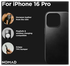 Nomad Apple iPhone 16 Pro Hoesje Modern Leather MagSafe Case Horween Zwart afbeelding 3