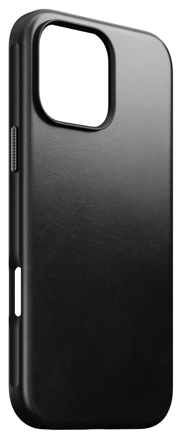 Nomad Apple iPhone 16 Pro Max Hoesje Modern Leather MagSafe Case Horween Zwart afbeelding 9