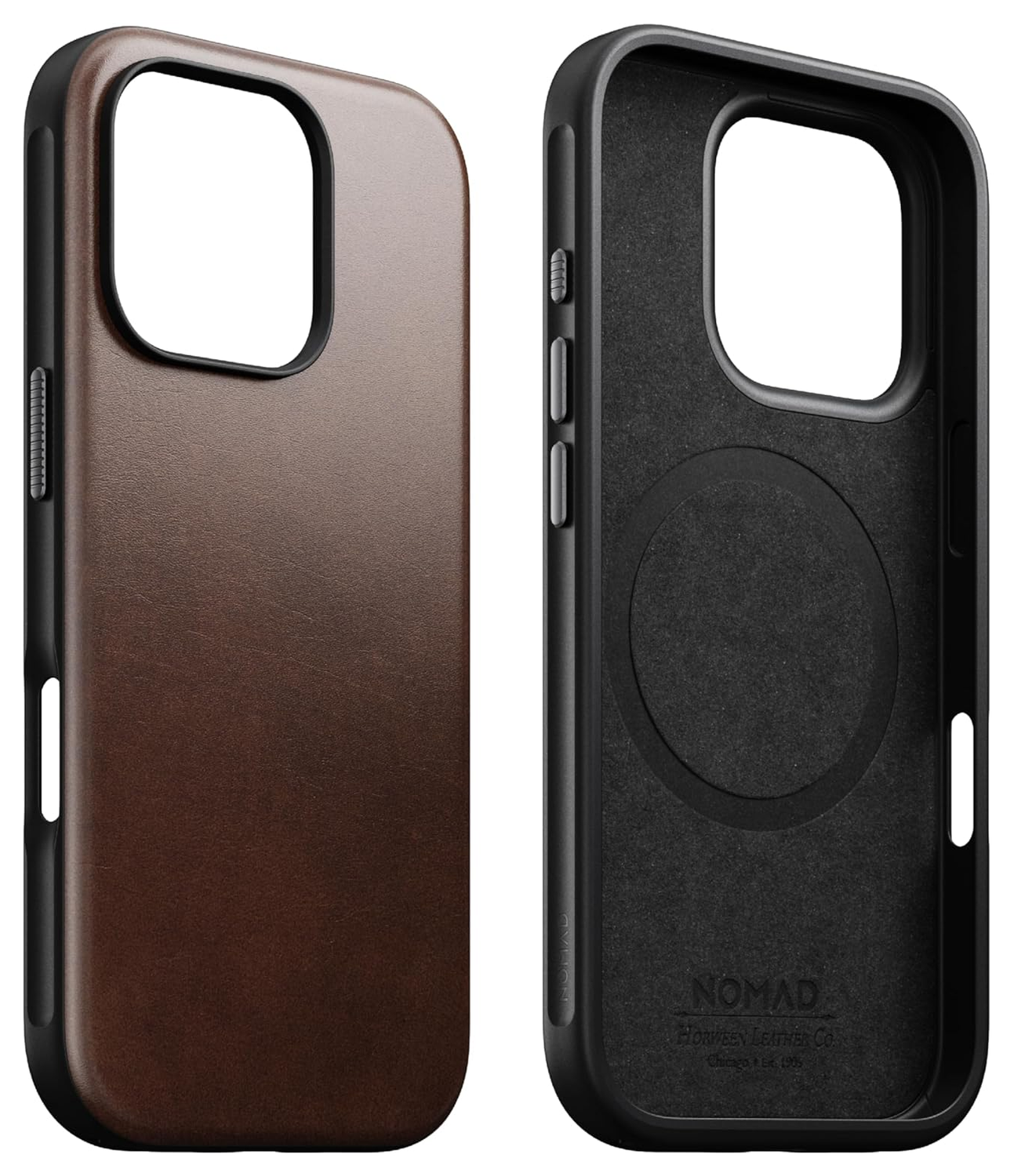 Nomad Apple iPhone 16 Pro Max Hoesje Modern Leather MagSafe Case Horween Bruin afbeelding 1