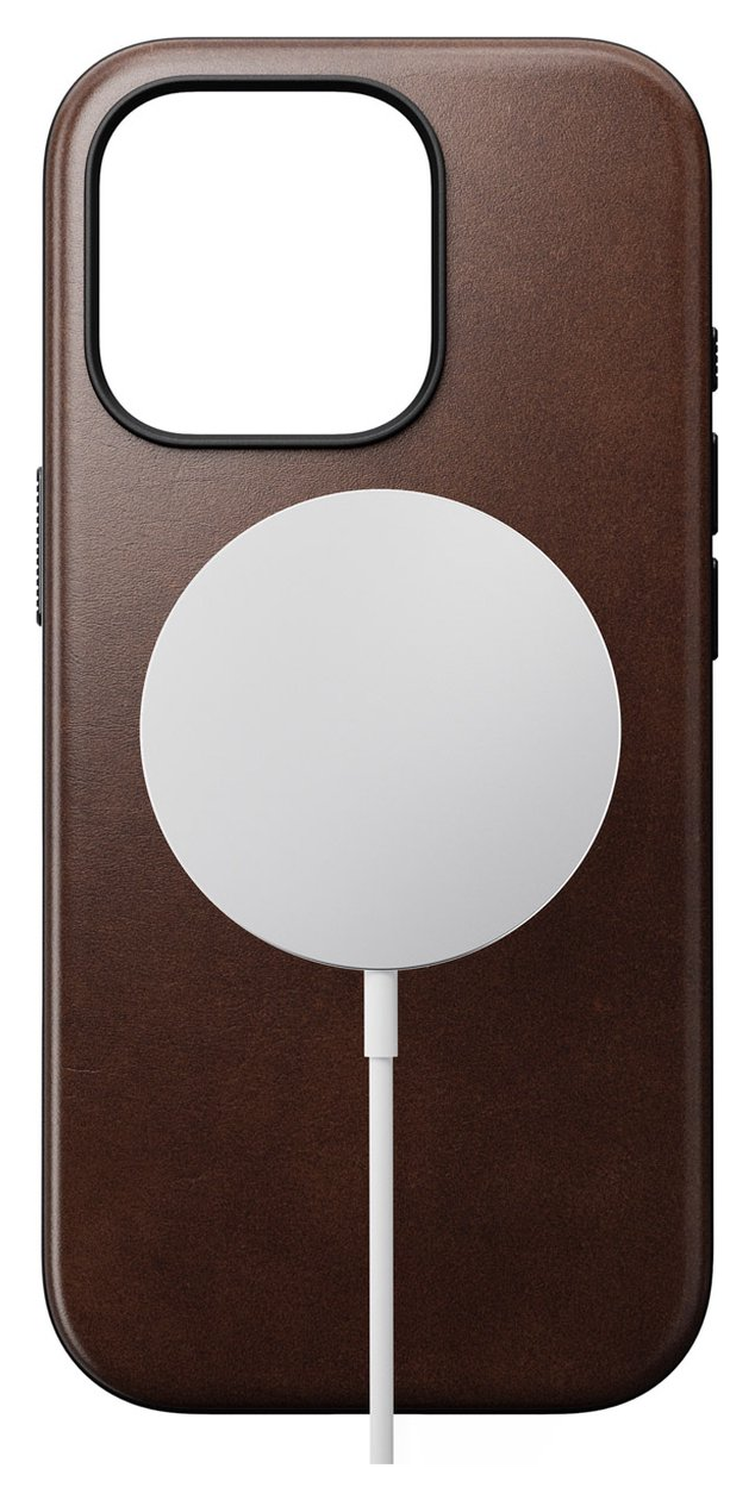Nomad Apple iPhone 16 Pro Hoesje Modern Leather MagSafe Case Horween afbeelding 7