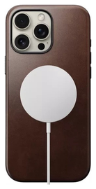 Nomad Apple iPhone 16 Pro Hoesje Modern Leather MagSafe Case Horween afbeelding