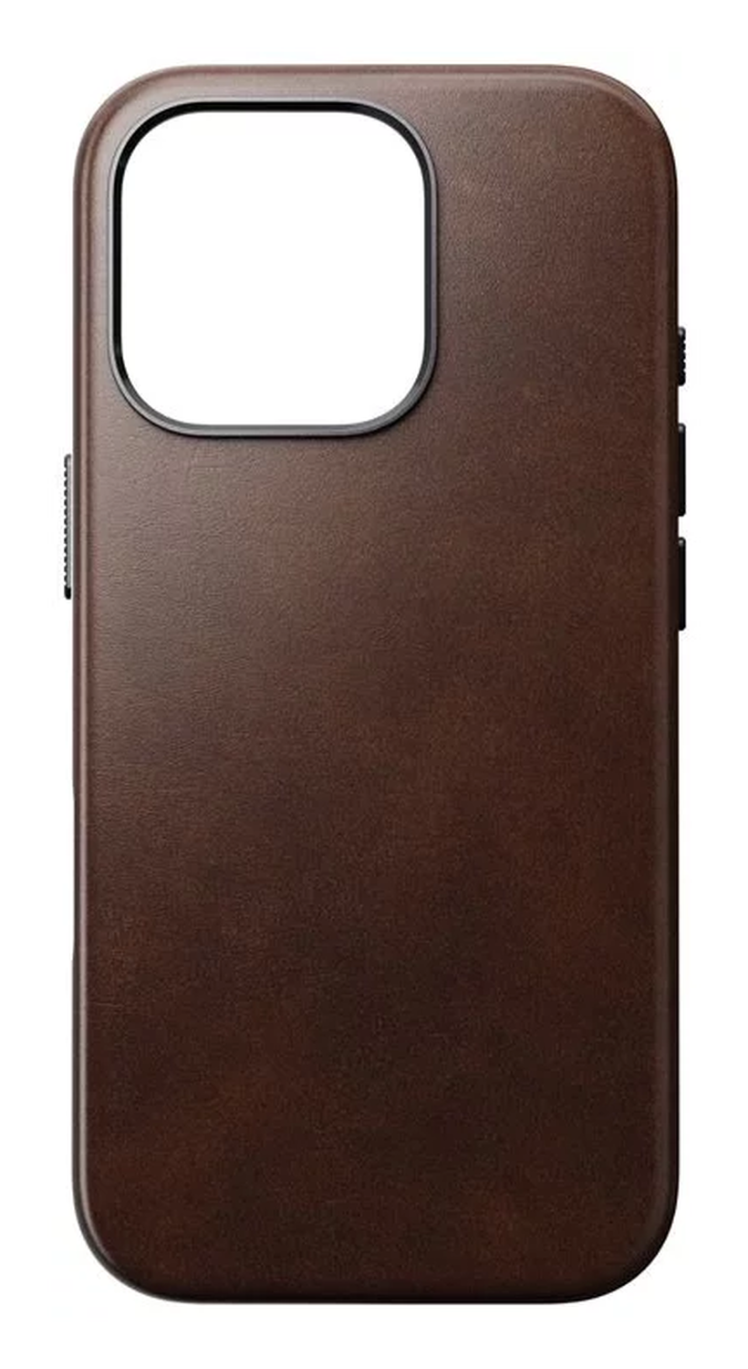 Nomad Traditional Leather iPhone 16 Pro Hoesje Leer MagSafe Horween Bruin afbeelding 5