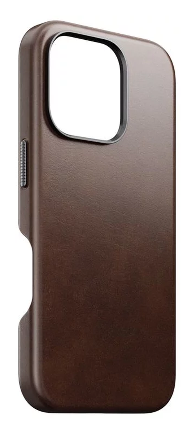 Nomad Traditional Leather iPhone 16 Pro Hoesje Leer MagSafe Horween Bruin afbeelding 7