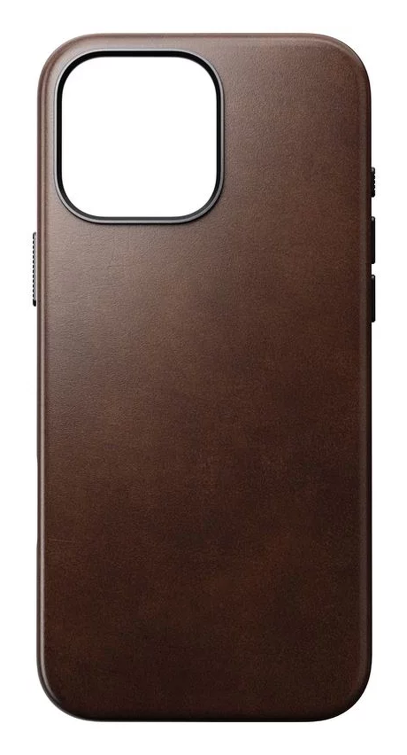 Nomad Traditional Leather iPhone 16 Pro Max Hoesje Leer MagSafe Horween Bruin afbeelding 5