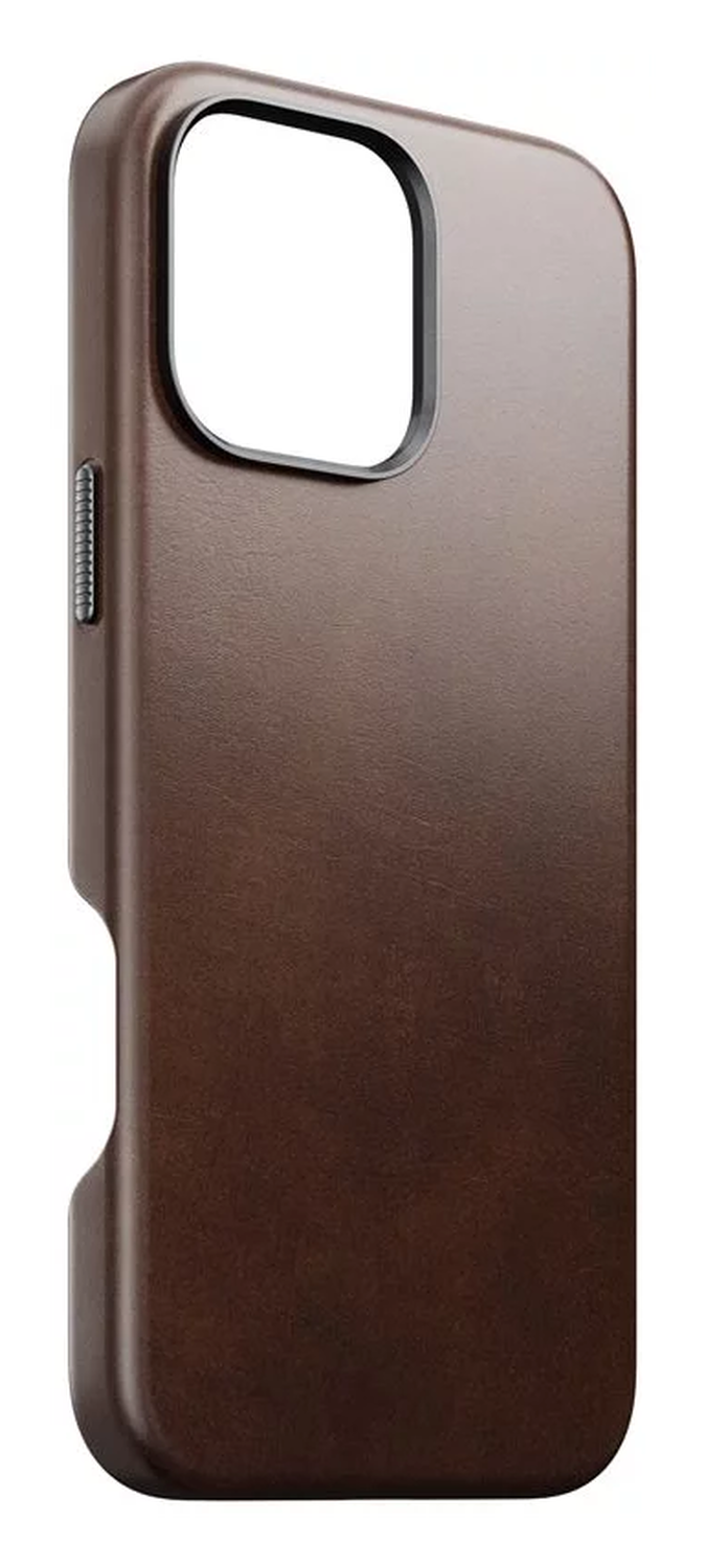 Nomad Traditional Leather iPhone 16 Pro Max Hoesje Leer MagSafe Horween Bruin afbeelding 7