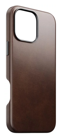 Nomad Traditional Leather iPhone 16 Pro Max Hoesje Leer MagSafe Horween Bruin afbeelding 7