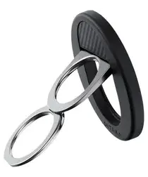 PITAKA MagEZ Grip 3 MagSafe Ring Houder Opvouwbare Standaard Zwart afbeelding