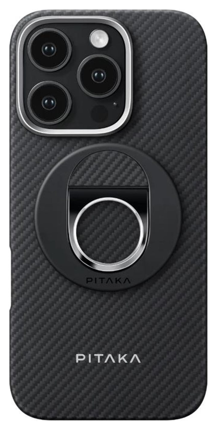 PITAKA MagEZ Grip 3 MagSafe Ring Houder Opvouwbare Standaard Zwart afbeelding 3
