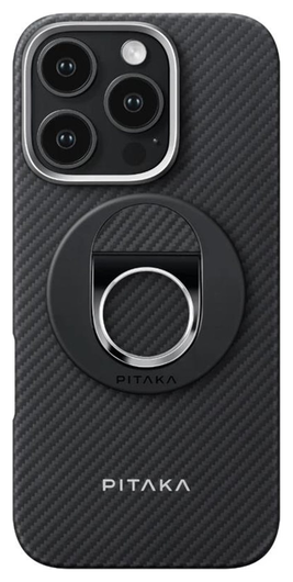 PITAKA MagEZ Grip 3 MagSafe Ring Houder Opvouwbare Standaard Zwart afbeelding 3