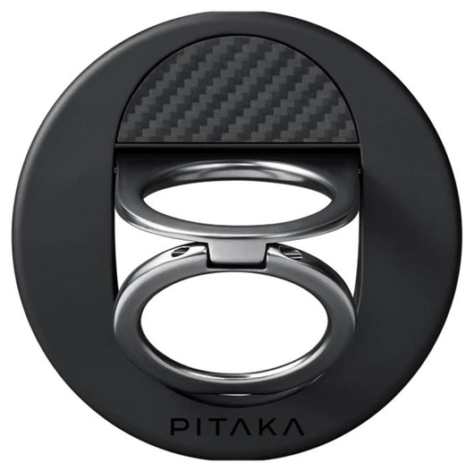 PITAKA MagEZ Grip 3 MagSafe Ring Houder Opvouwbare Standaard Zwart afbeelding 4