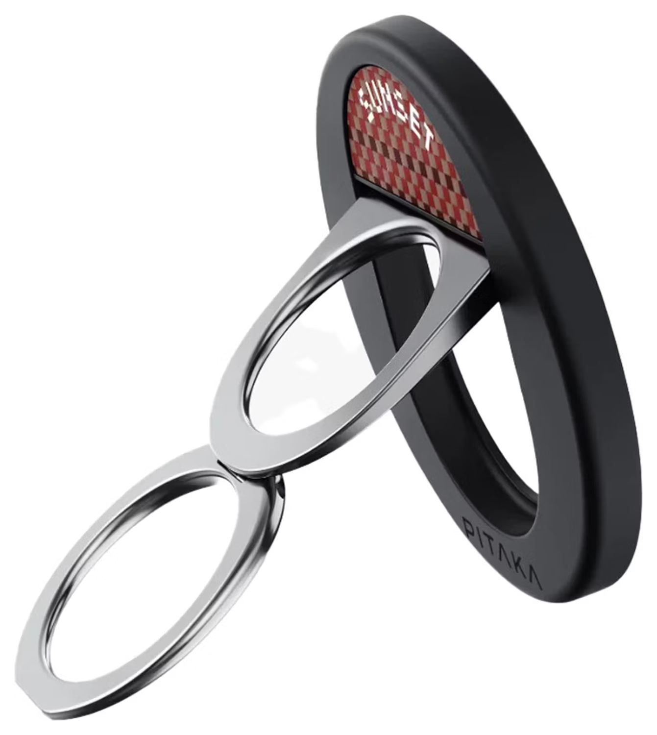 PITAKA MagEZ Grip 3 MagSafe Ring Houder Opvouwbare Standaard Sunset afbeelding 1