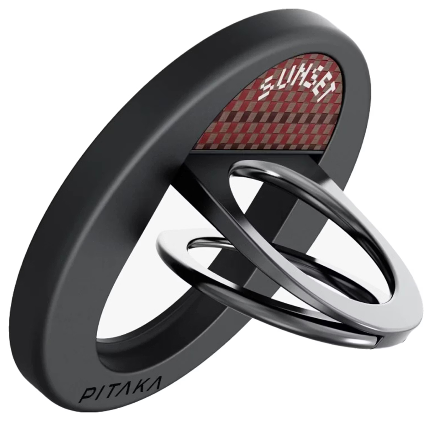 PITAKA MagEZ Grip 3 MagSafe Ring Houder Opvouwbare Standaard Sunset afbeelding 2