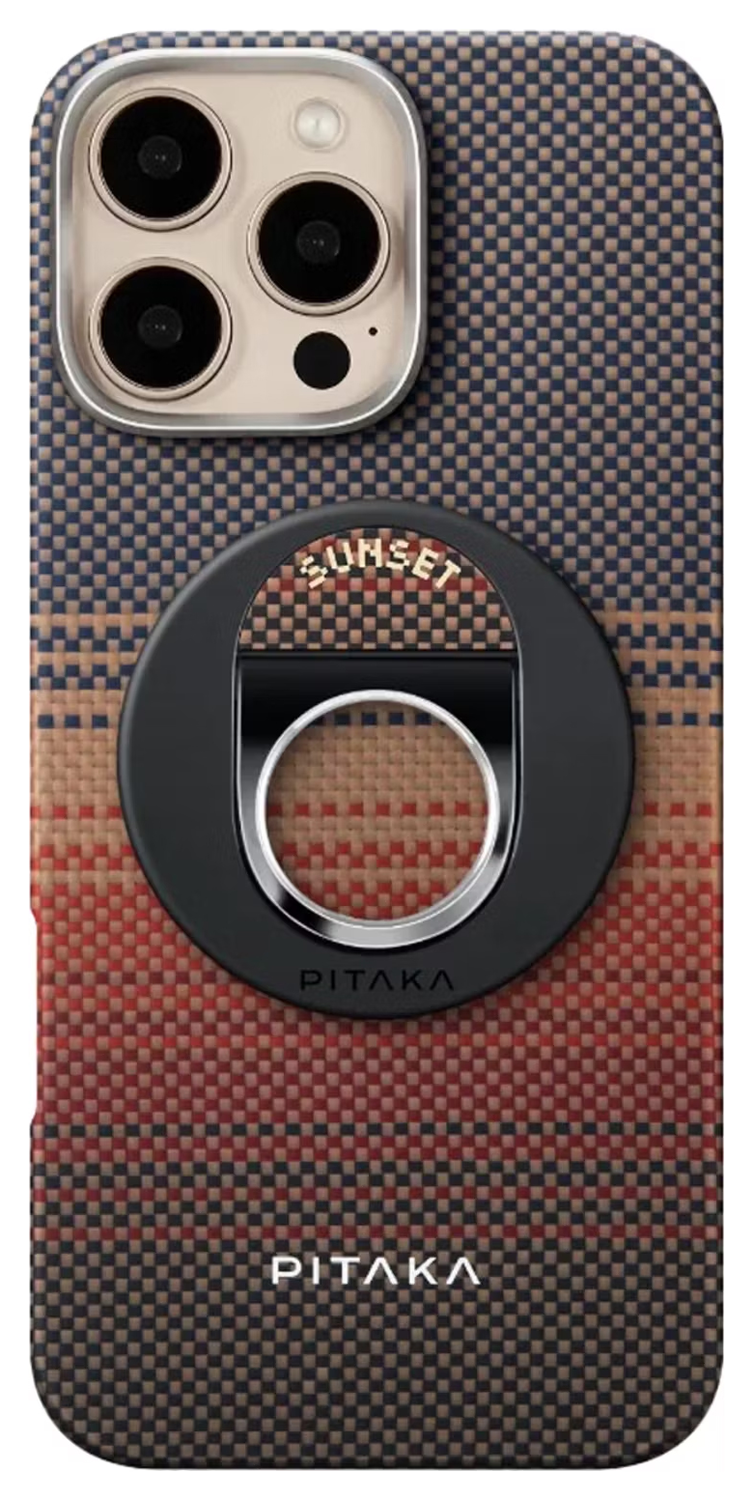 PITAKA MagEZ Grip 3 MagSafe Ring Houder Opvouwbare Standaard Sunset afbeelding 3
