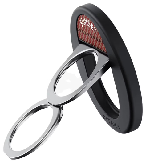 PITAKA MagEZ Grip 3 MagSafe Ring Houder Opvouwbare Standaard Sunset afbeelding 1