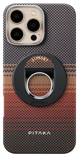 PITAKA MagEZ Grip 3 MagSafe Ring Houder Opvouwbare Standaard Sunset afbeelding 3
