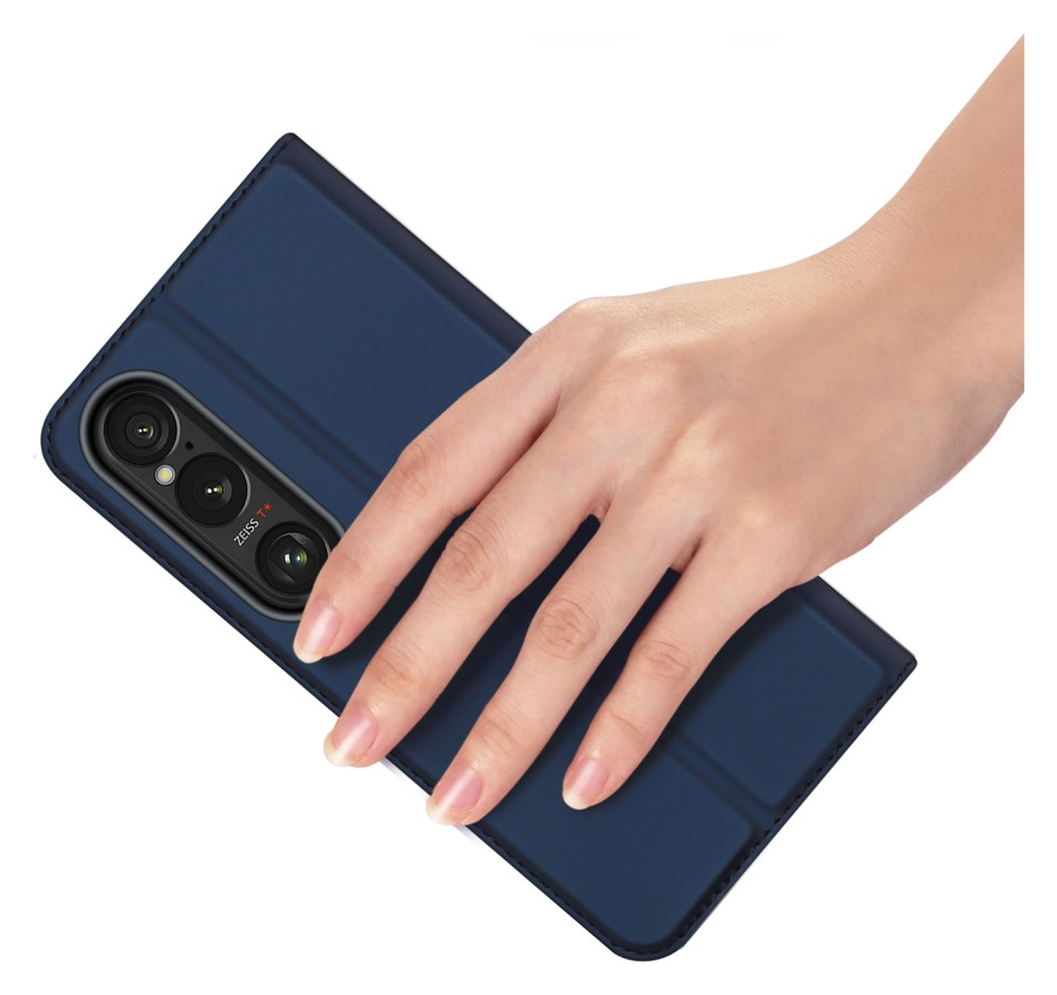 Dux Ducis Skin Pro Sony Xperia 1 VII Hoesje Portemonnee Book Case Blauw afbeelding 7