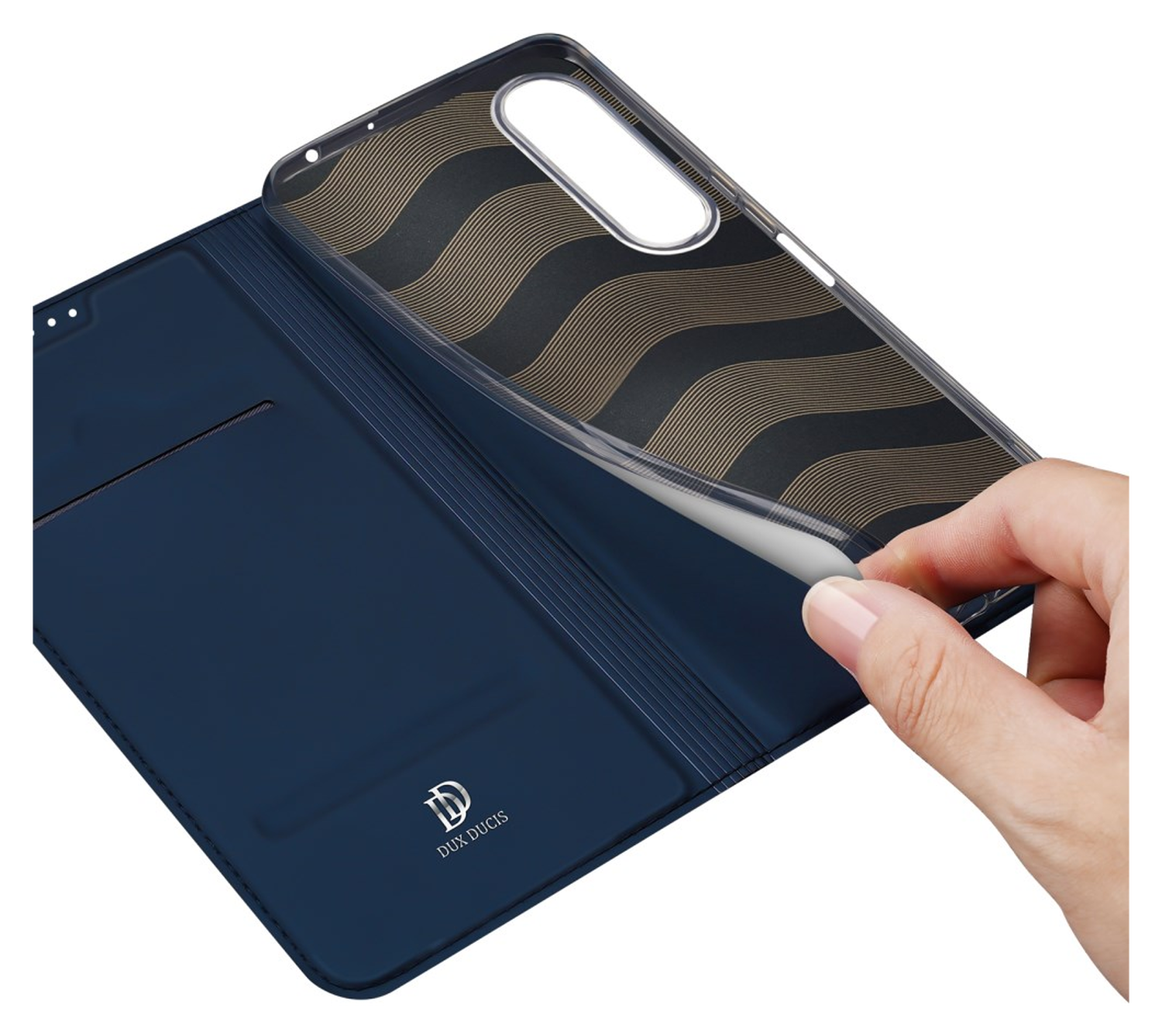 Dux Ducis Skin Pro Sony Xperia 1 VII Hoesje Portemonnee Book Case Blauw afbeelding 8