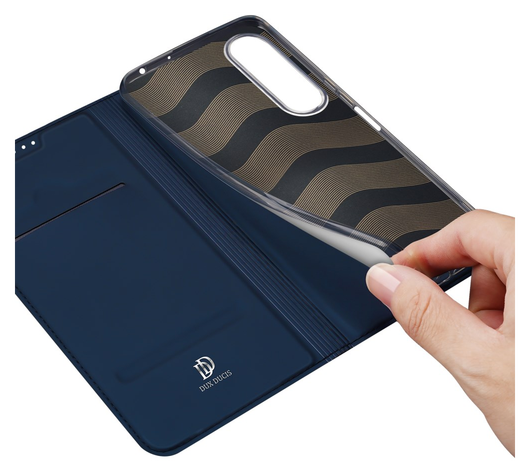 Dux Ducis Skin Pro Sony Xperia 1 VII Hoesje Portemonnee Book Case Blauw afbeelding 8