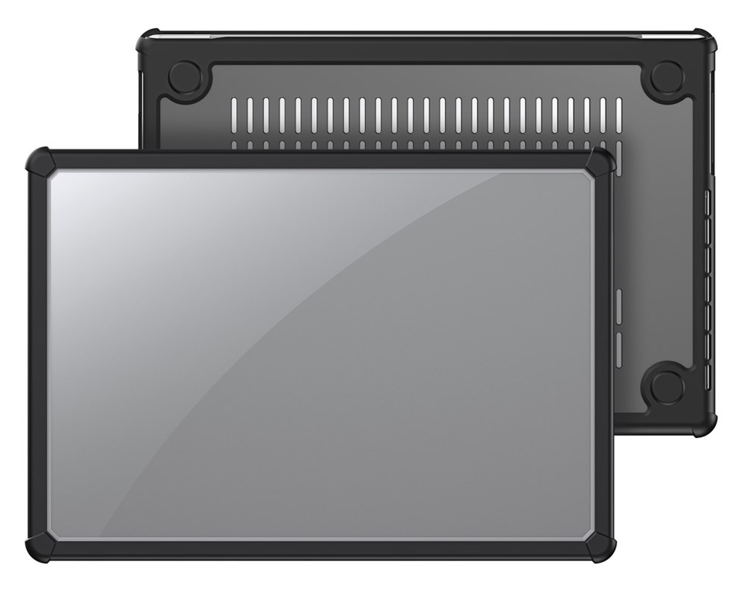 Dux Ducis LCGM - MacBook Pro 16 Inch (2024/2023/2021/2019) Hoes - Zwart afbeelding 1