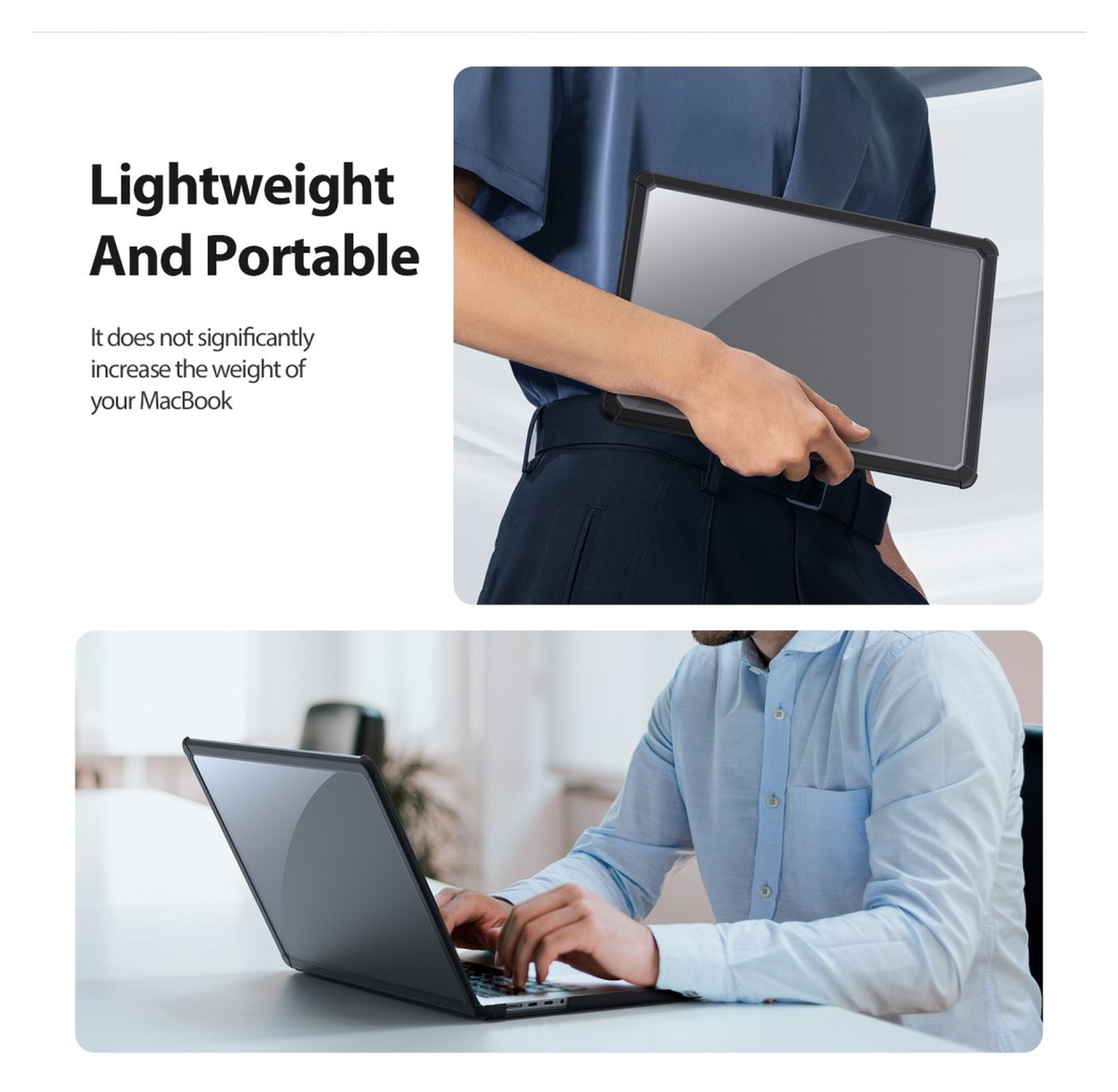 Dux Ducis LCGM - MacBook Pro 16 Inch (2024/2023/2021/2019) Hoes - Zwart afbeelding 8