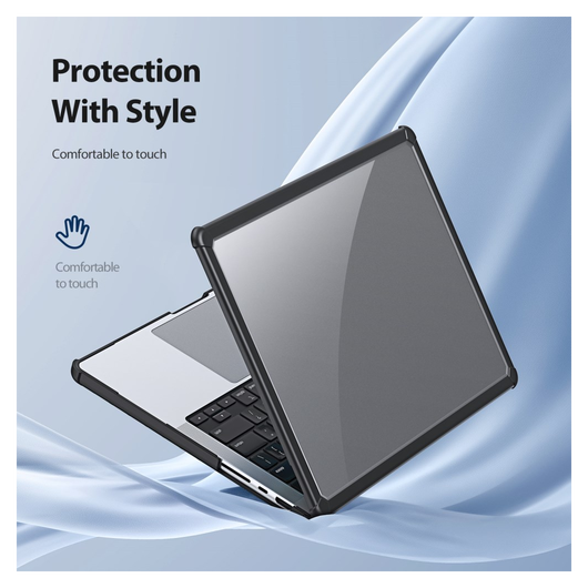 Dux Ducis LCGM - MacBook Pro 16 Inch (2024/2023/2021/2019) Hoes - Zwart afbeelding 9