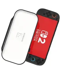 Dux Ducis Nintendo Switch 2 Hoesje met Game Card Organizer Opberghoes Wit/Zwart afbeelding